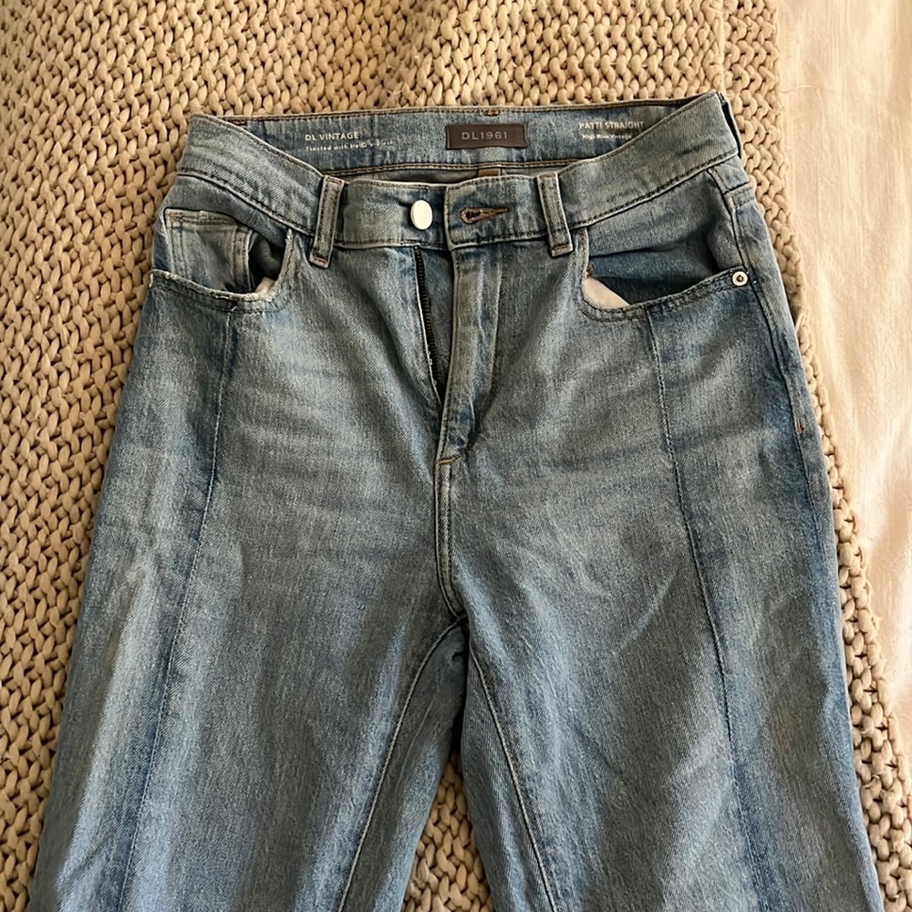 DL 1961 Patti straight high rise vintage jeans